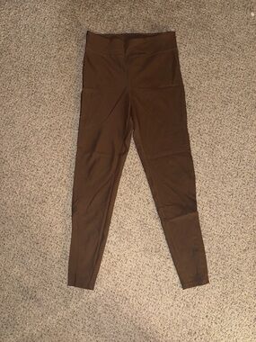 Cotton-On Brown High-Waist Leggings Size Large